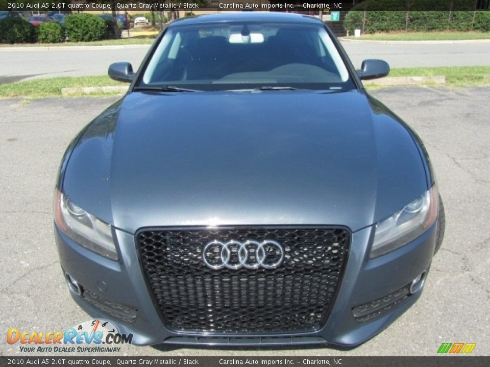 2010 Audi A5 2.0T quattro Coupe Quartz Gray Metallic / Black Photo #5