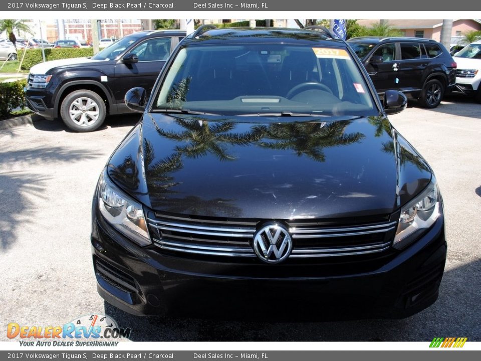 2017 Volkswagen Tiguan S Deep Black Pearl / Charcoal Photo #3