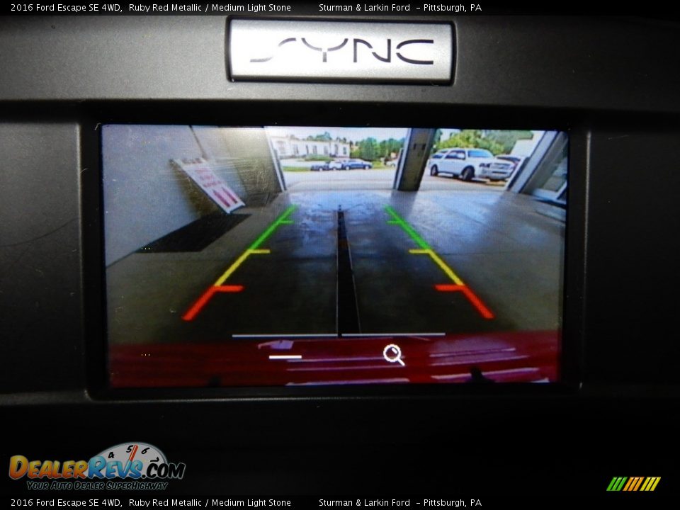 2016 Ford Escape SE 4WD Ruby Red Metallic / Medium Light Stone Photo #23