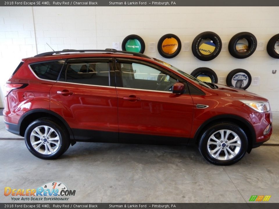 2018 Ford Escape SE 4WD Ruby Red / Charcoal Black Photo #3