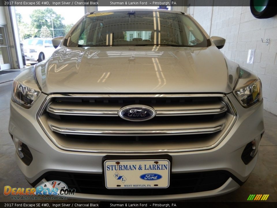 2017 Ford Escape SE 4WD Ingot Silver / Charcoal Black Photo #11