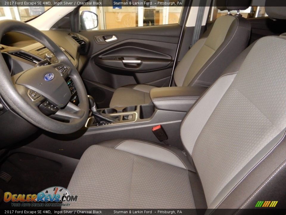 2017 Ford Escape SE 4WD Ingot Silver / Charcoal Black Photo #16