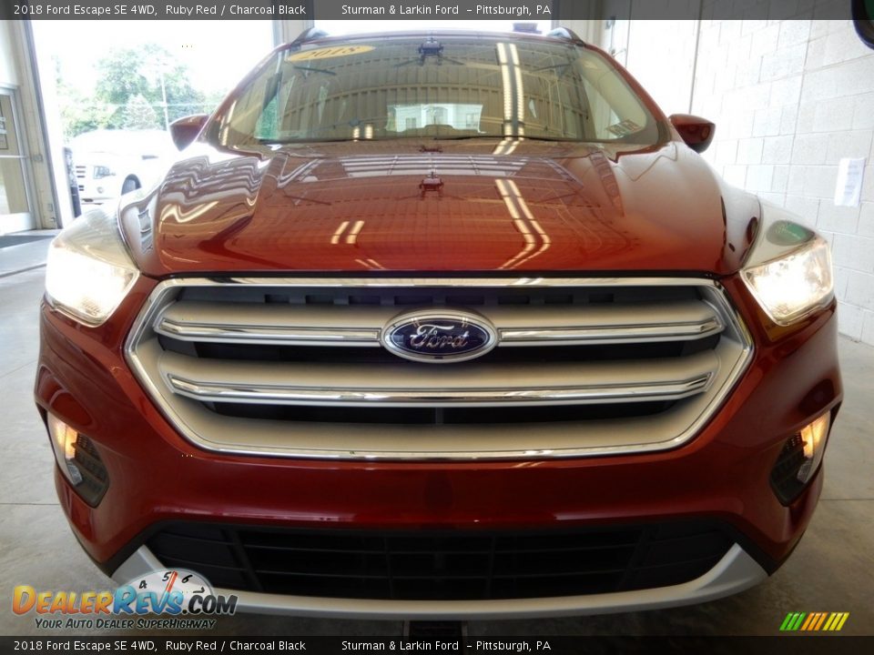 2018 Ford Escape SE 4WD Ruby Red / Charcoal Black Photo #11