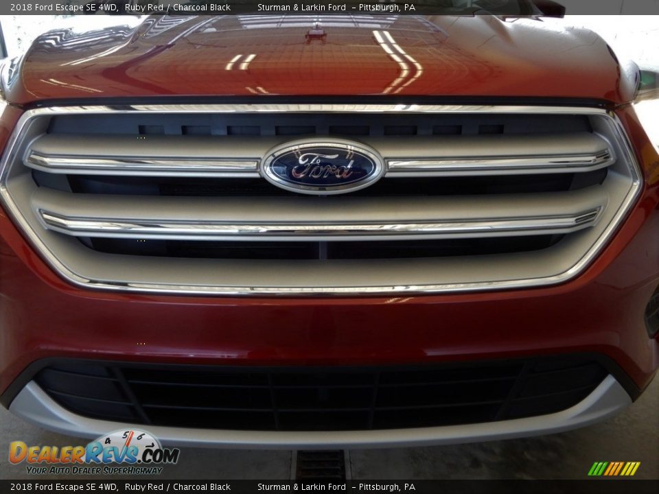 2018 Ford Escape SE 4WD Ruby Red / Charcoal Black Photo #12
