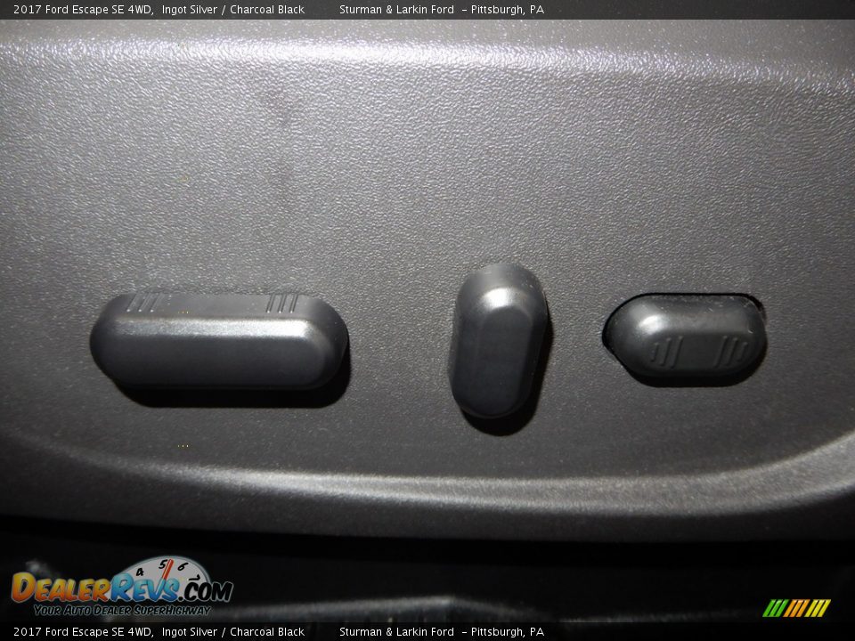 2017 Ford Escape SE 4WD Ingot Silver / Charcoal Black Photo #21