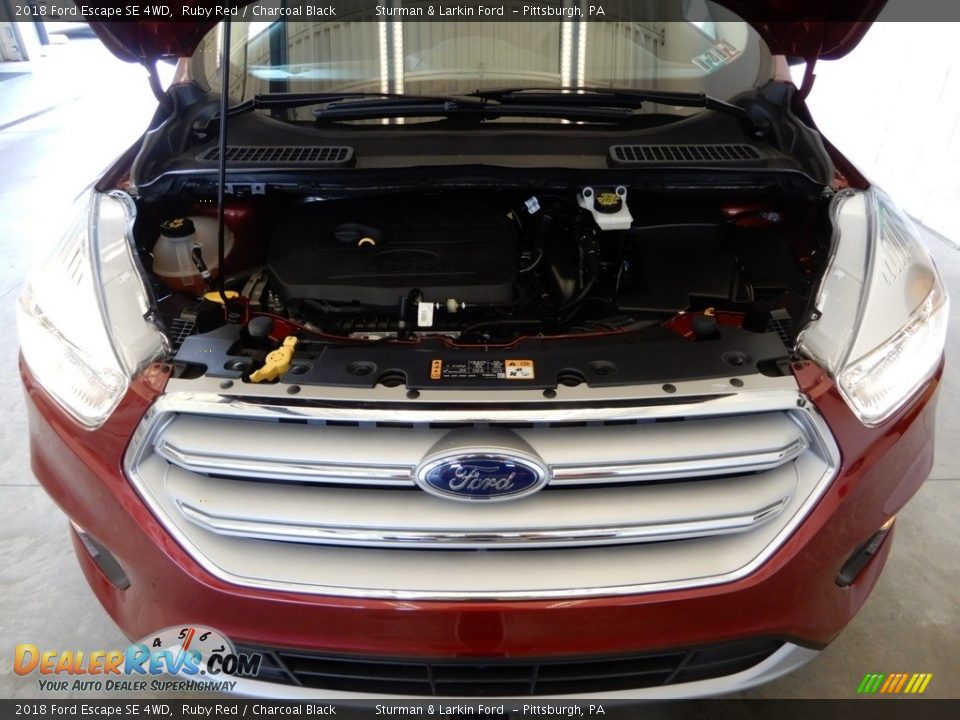 2018 Ford Escape SE 4WD Ruby Red / Charcoal Black Photo #14