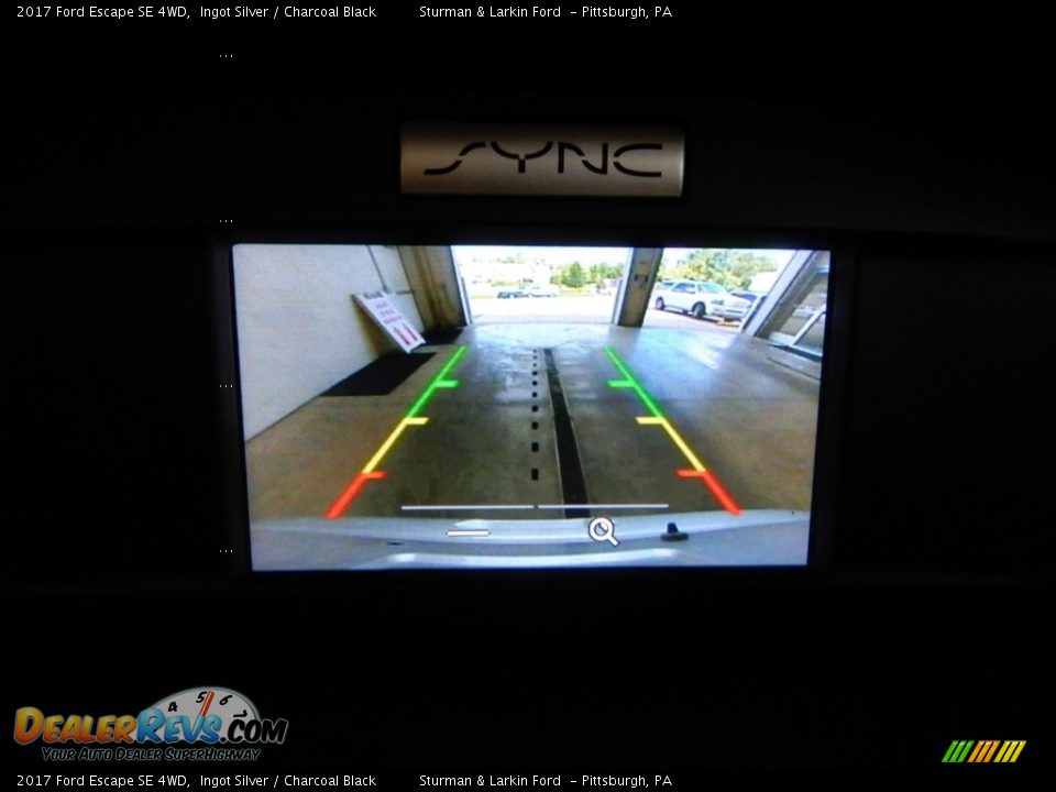 2017 Ford Escape SE 4WD Ingot Silver / Charcoal Black Photo #23