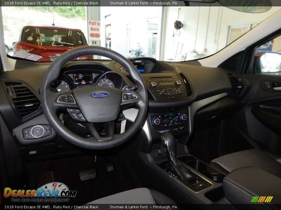 2018 Ford Escape SE 4WD Ruby Red / Charcoal Black Photo #18