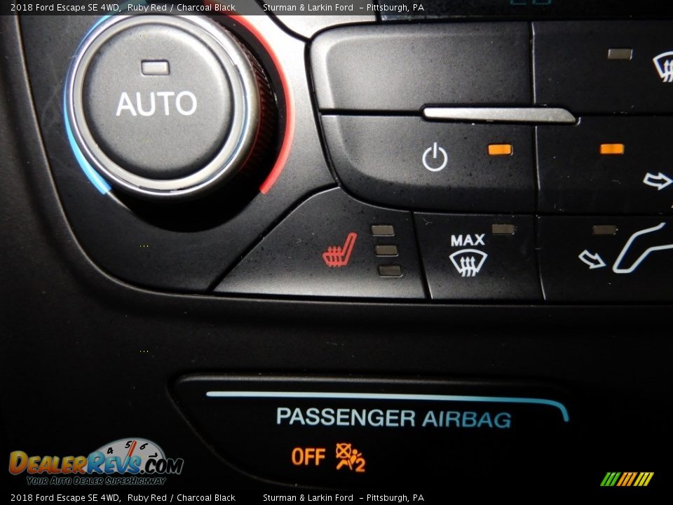 2018 Ford Escape SE 4WD Ruby Red / Charcoal Black Photo #22