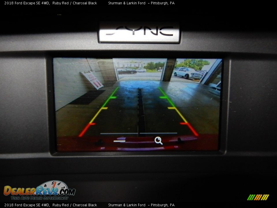 2018 Ford Escape SE 4WD Ruby Red / Charcoal Black Photo #23