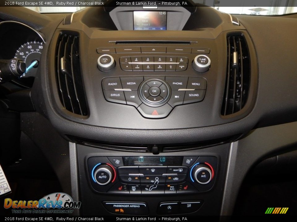 2018 Ford Escape SE 4WD Ruby Red / Charcoal Black Photo #24