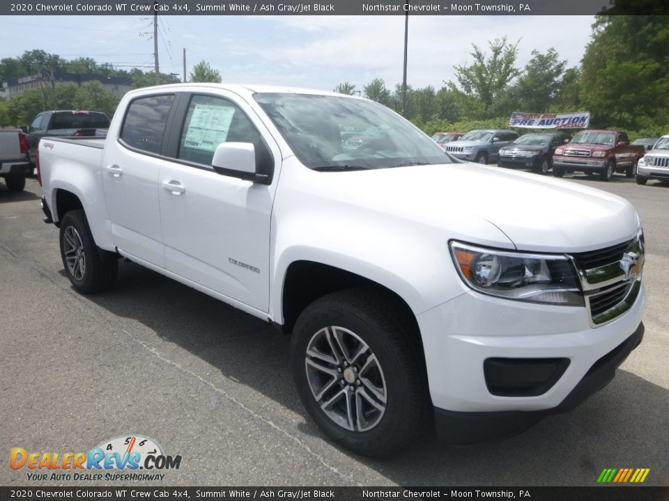 Summit White 2020 Chevrolet Colorado WT Crew Cab 4x4 Photo #7