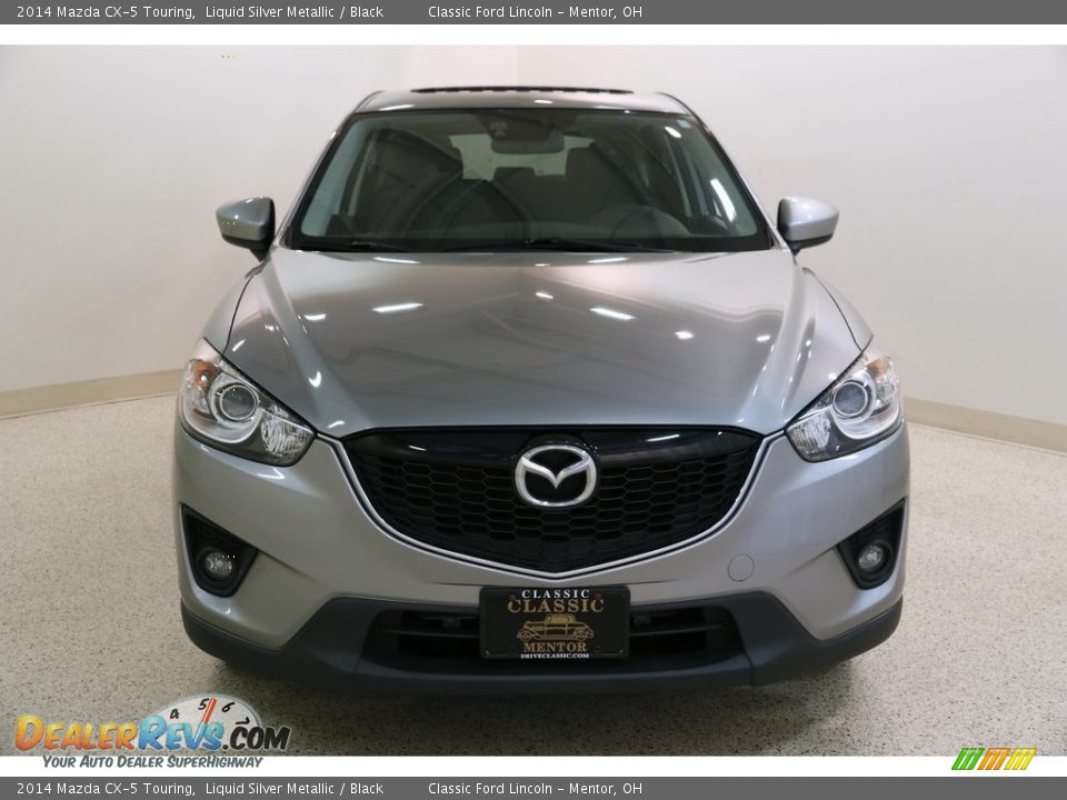 2014 Mazda CX-5 Touring Liquid Silver Metallic / Black Photo #2