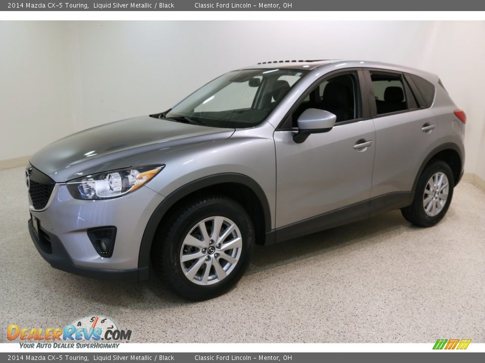 2014 Mazda CX-5 Touring Liquid Silver Metallic / Black Photo #3