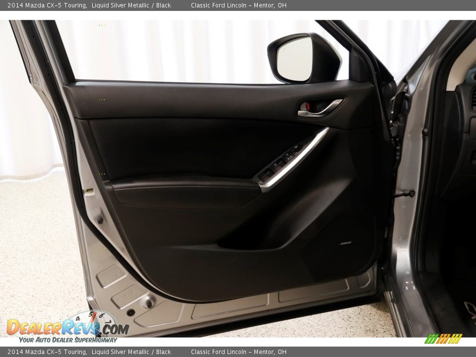 2014 Mazda CX-5 Touring Liquid Silver Metallic / Black Photo #4