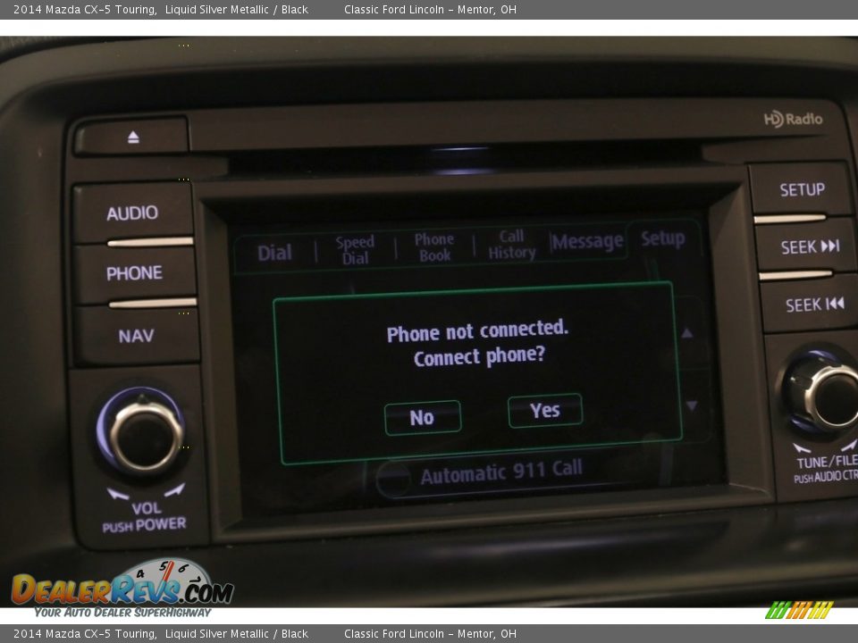 2014 Mazda CX-5 Touring Liquid Silver Metallic / Black Photo #9