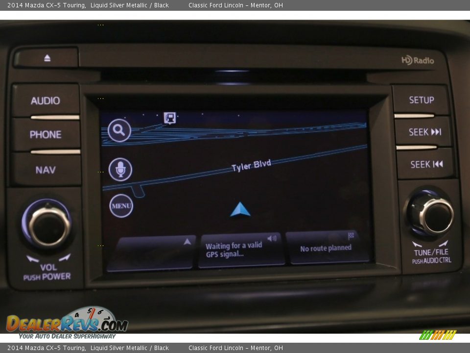 2014 Mazda CX-5 Touring Liquid Silver Metallic / Black Photo #10