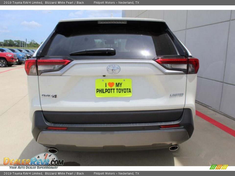 2019 Toyota RAV4 Limited Blizzard White Pearl / Black Photo #7