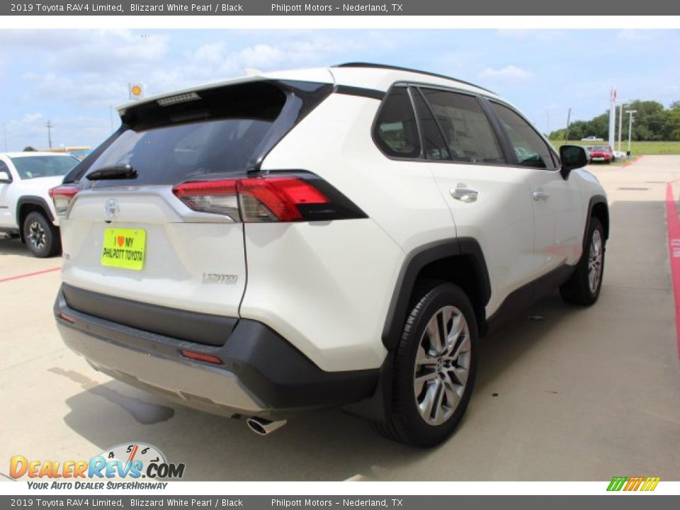 2019 Toyota RAV4 Limited Blizzard White Pearl / Black Photo #8