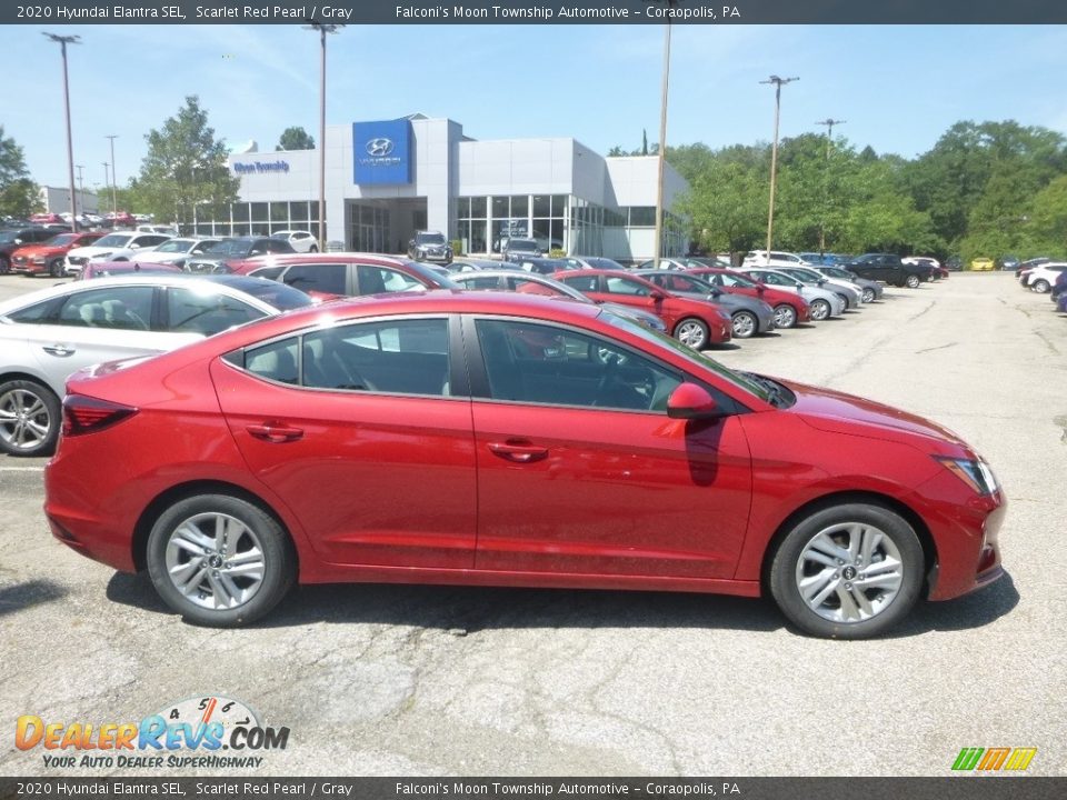 2020 Hyundai Elantra SEL Scarlet Red Pearl / Gray Photo #1