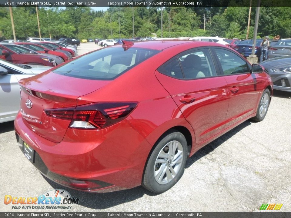 2020 Hyundai Elantra SEL Scarlet Red Pearl / Gray Photo #2