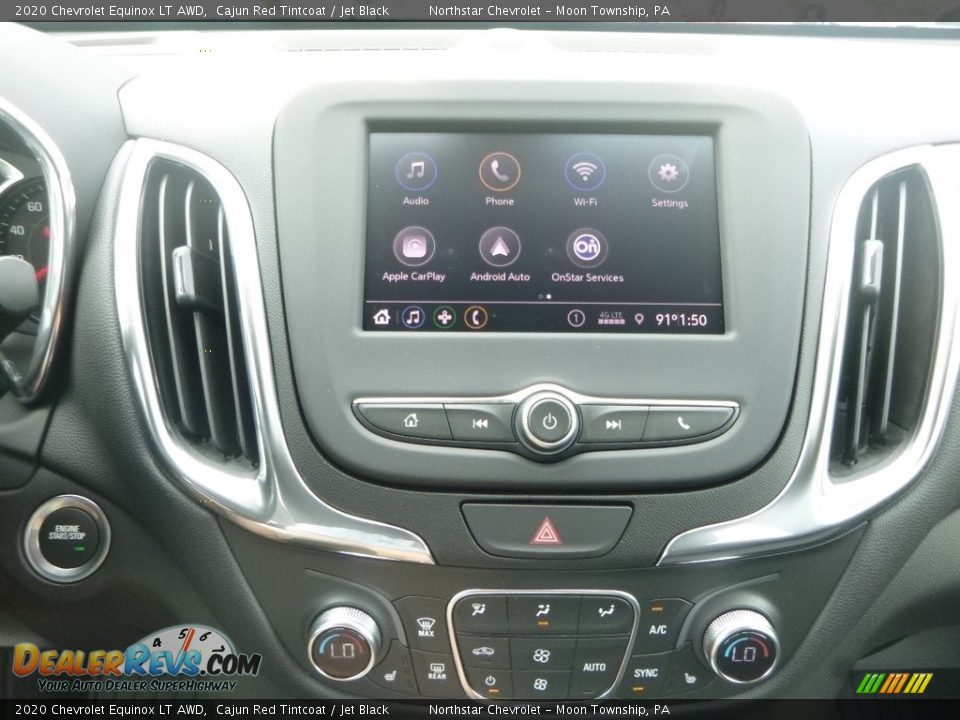 2020 Chevrolet Equinox LT AWD Cajun Red Tintcoat / Jet Black Photo #17