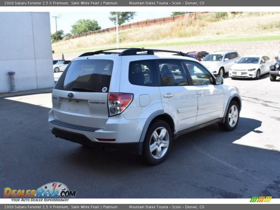 2009 Subaru Forester 2.5 X Premium Satin White Pearl / Platinum Photo #6