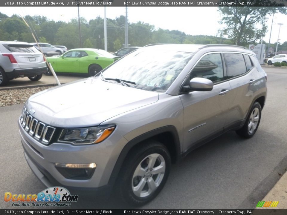 2019 Jeep Compass Latitude 4x4 Billet Silver Metallic / Black Photo #5