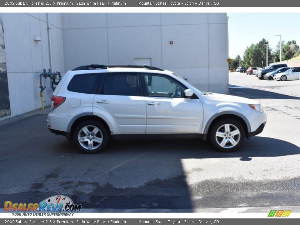 2009 Subaru Forester 2.5 X Premium Satin White Pearl / Platinum Photo #7