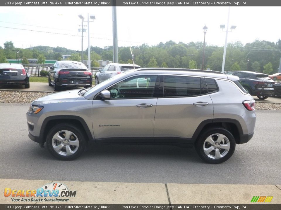 2019 Jeep Compass Latitude 4x4 Billet Silver Metallic / Black Photo #6