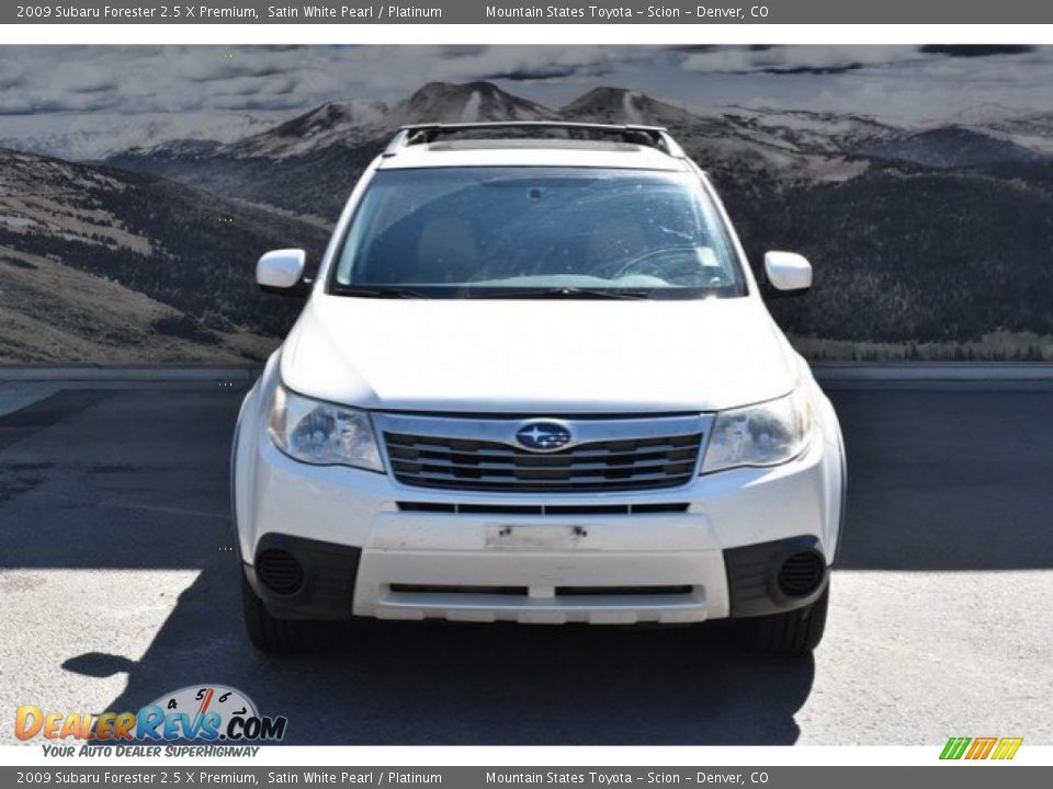 2009 Subaru Forester 2.5 X Premium Satin White Pearl / Platinum Photo #8