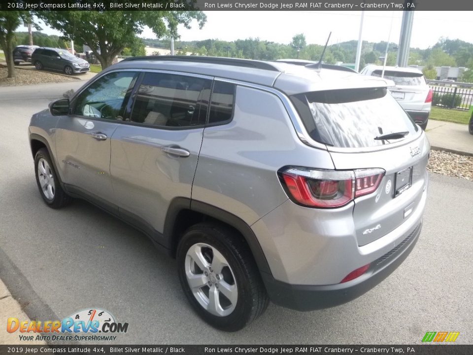 2019 Jeep Compass Latitude 4x4 Billet Silver Metallic / Black Photo #7