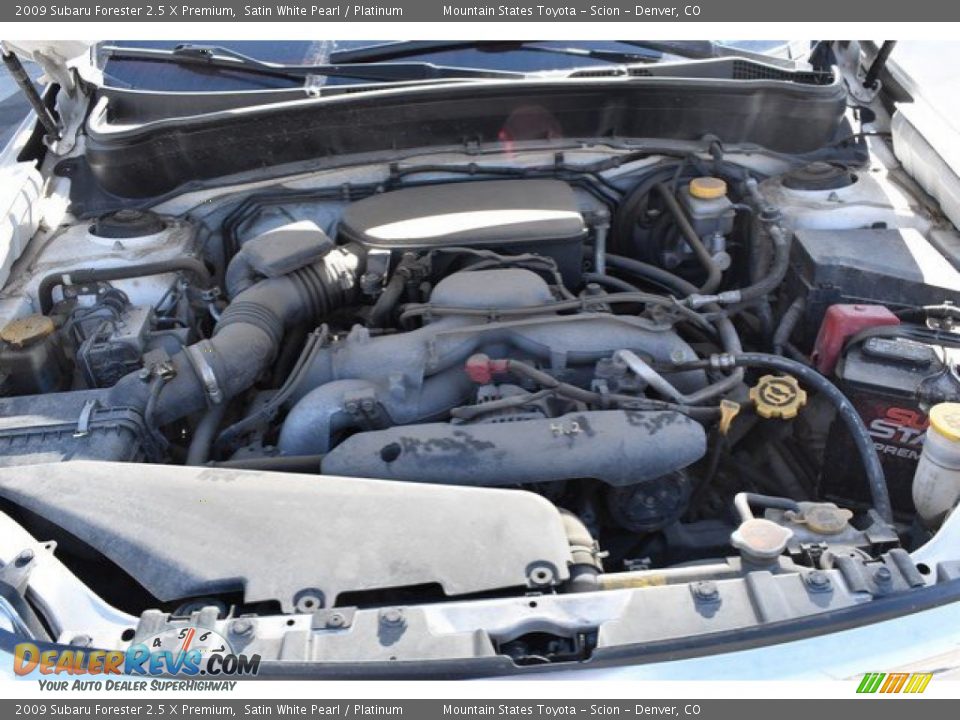 2009 Subaru Forester 2.5 X Premium Satin White Pearl / Platinum Photo #9