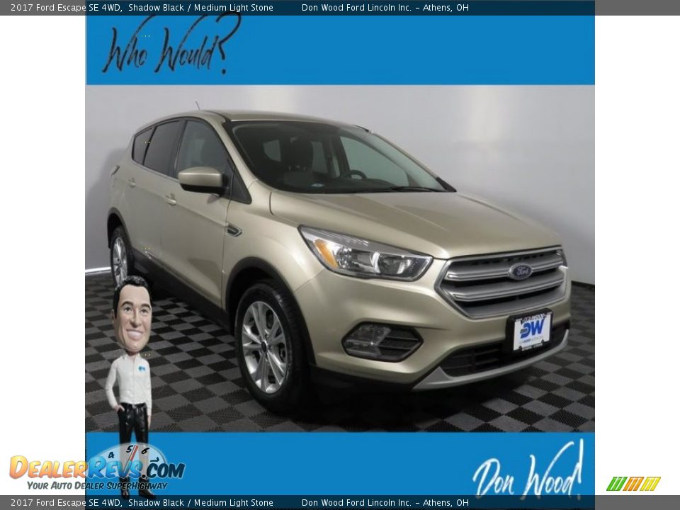 2017 Ford Escape SE 4WD Shadow Black / Medium Light Stone Photo #1