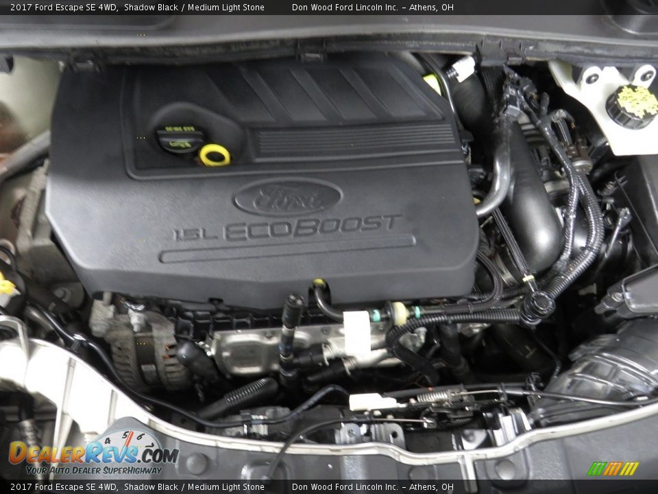 2017 Ford Escape SE 4WD Shadow Black / Medium Light Stone Photo #6