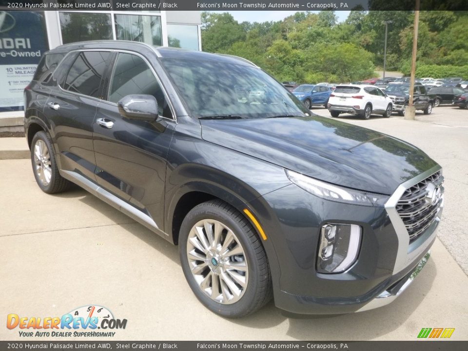 Front 3/4 View of 2020 Hyundai Palisade Limited AWD Photo #3