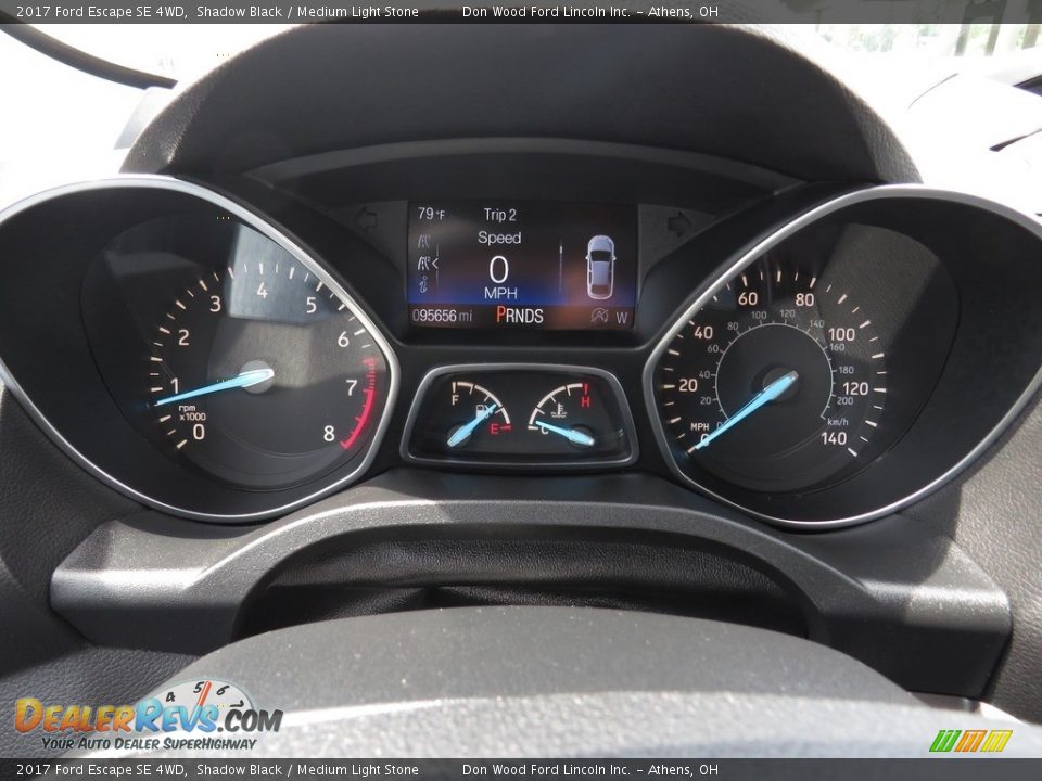 2017 Ford Escape SE 4WD Shadow Black / Medium Light Stone Photo #27
