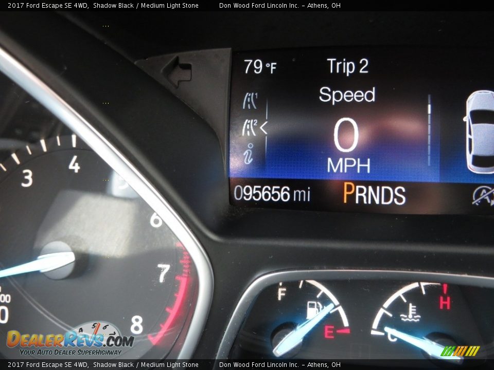 2017 Ford Escape SE 4WD Shadow Black / Medium Light Stone Photo #28