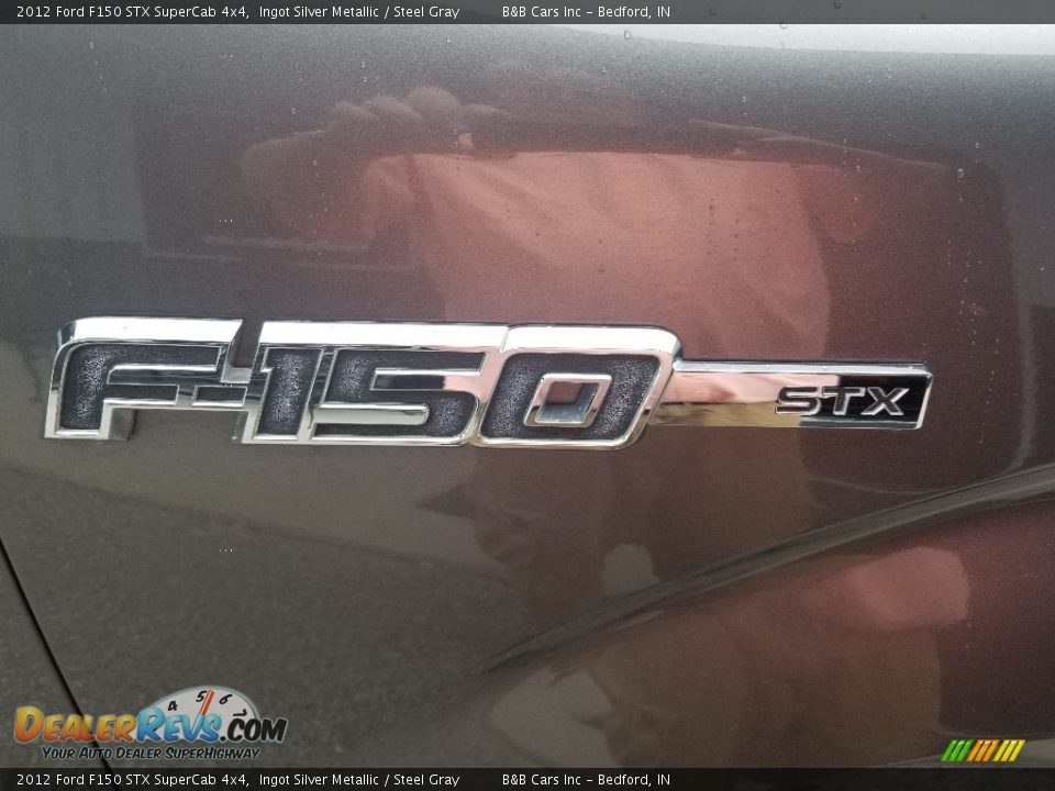 2012 Ford F150 STX SuperCab 4x4 Ingot Silver Metallic / Steel Gray Photo #7