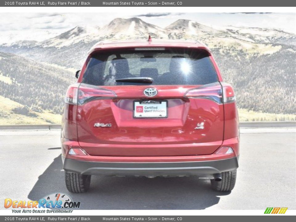 2018 Toyota RAV4 LE Ruby Flare Pearl / Black Photo #8