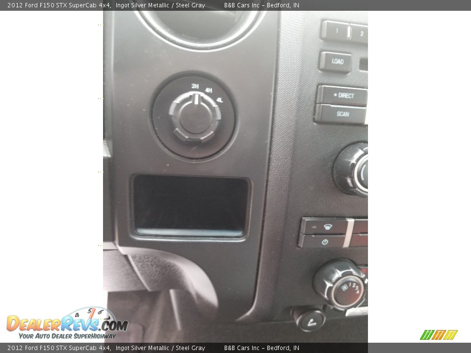 2012 Ford F150 STX SuperCab 4x4 Ingot Silver Metallic / Steel Gray Photo #16