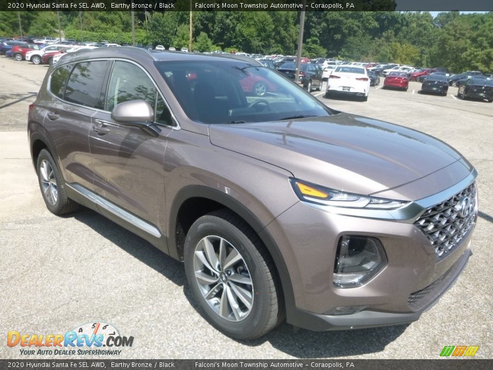 Front 3/4 View of 2020 Hyundai Santa Fe SEL AWD Photo #3