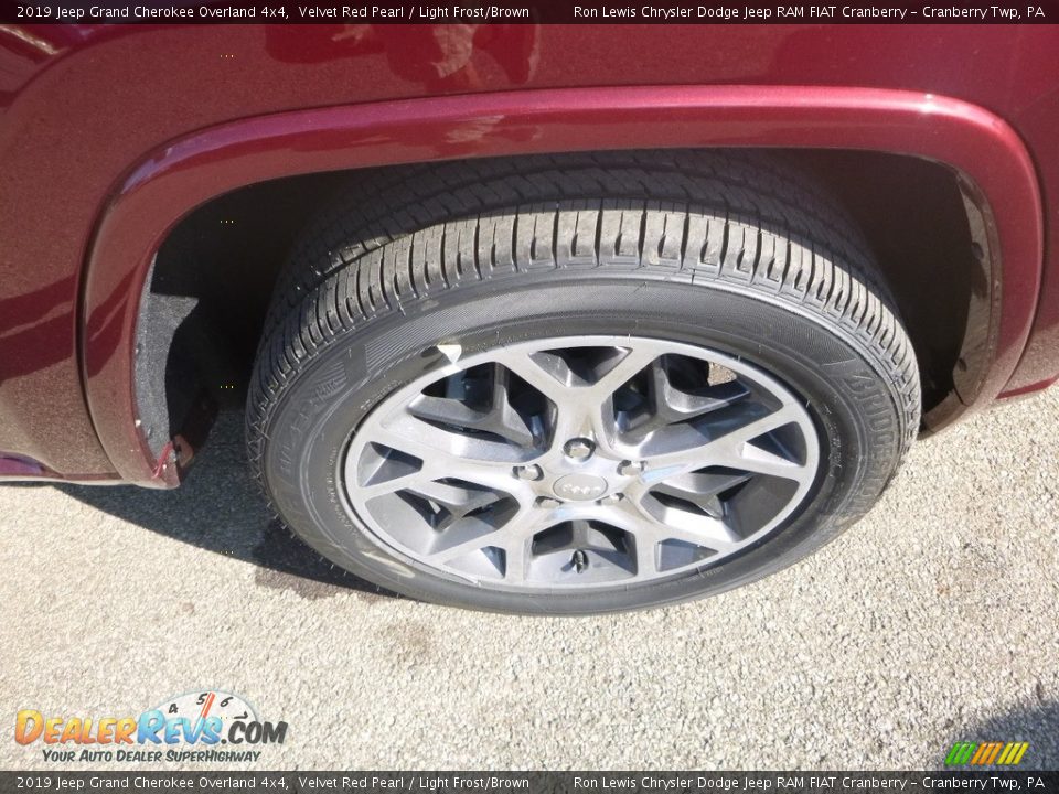 2019 Jeep Grand Cherokee Overland 4x4 Velvet Red Pearl / Light Frost/Brown Photo #9