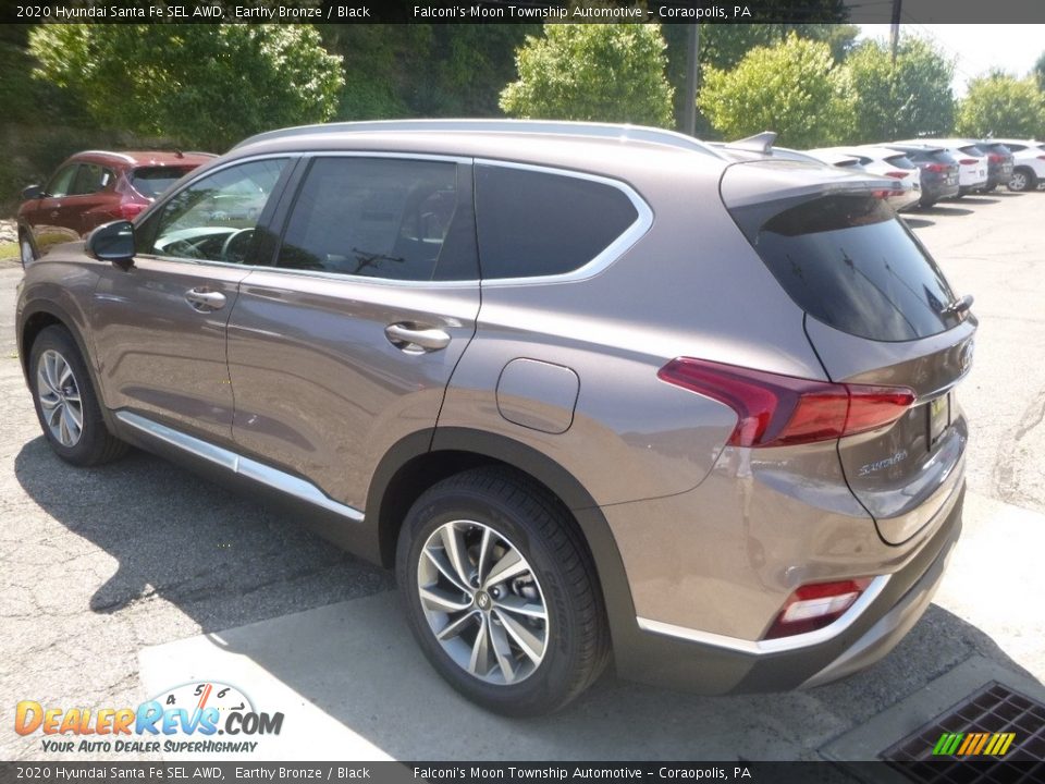 2020 Hyundai Santa Fe SEL AWD Earthy Bronze / Black Photo #6