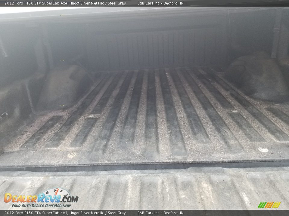 2012 Ford F150 STX SuperCab 4x4 Ingot Silver Metallic / Steel Gray Photo #22