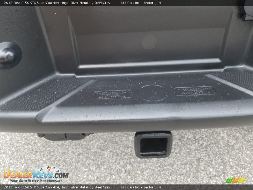 2012 Ford F150 STX SuperCab 4x4 Ingot Silver Metallic / Steel Gray Photo #24