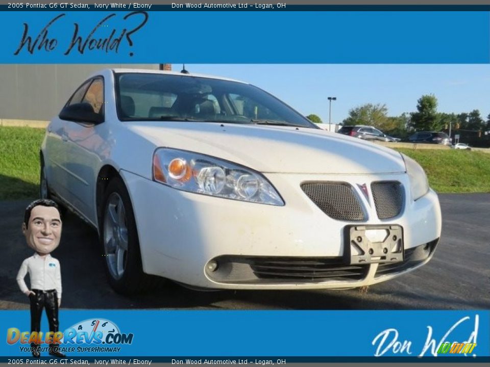 2005 Pontiac G6 GT Sedan Ivory White / Ebony Photo #1