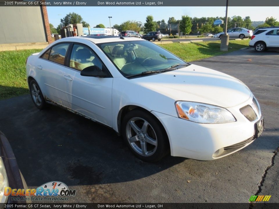 2005 Pontiac G6 GT Sedan Ivory White / Ebony Photo #3