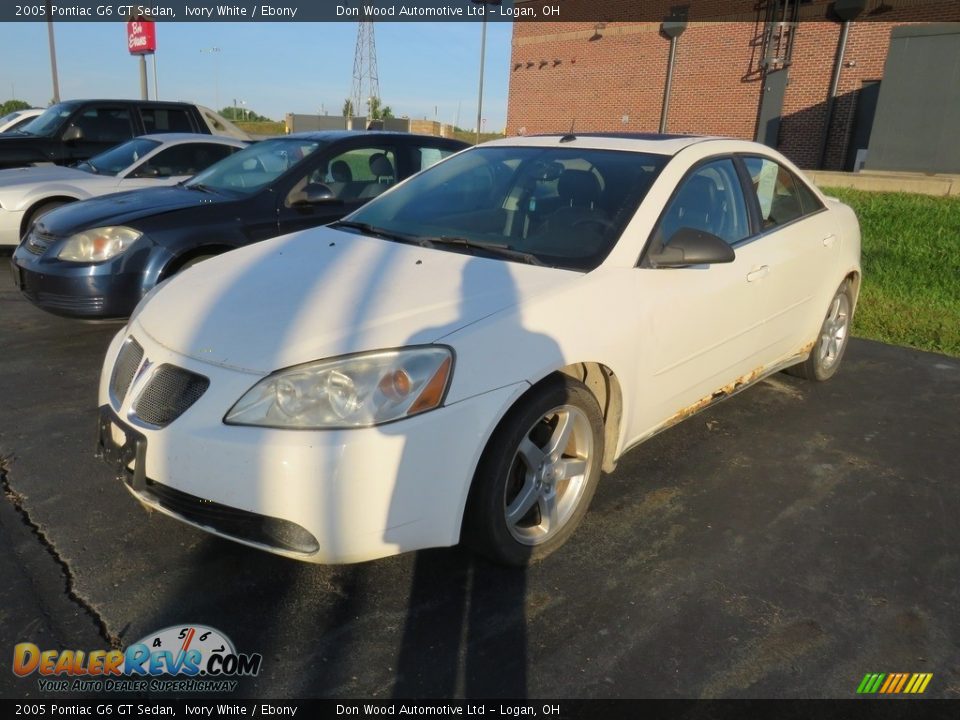 2005 Pontiac G6 GT Sedan Ivory White / Ebony Photo #8