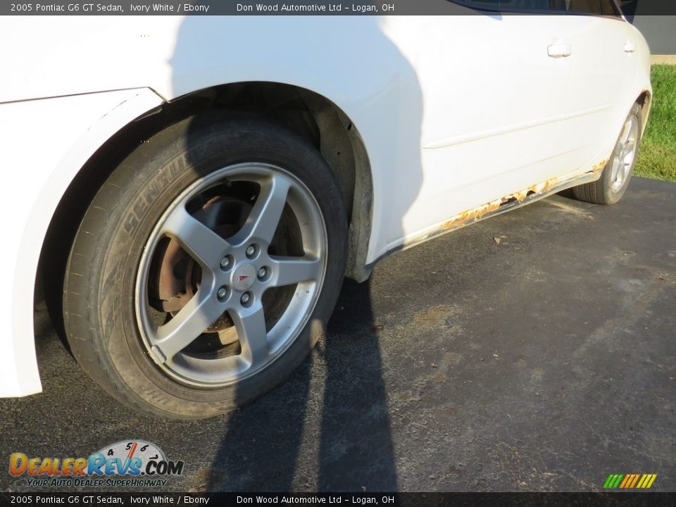 2005 Pontiac G6 GT Sedan Ivory White / Ebony Photo #9